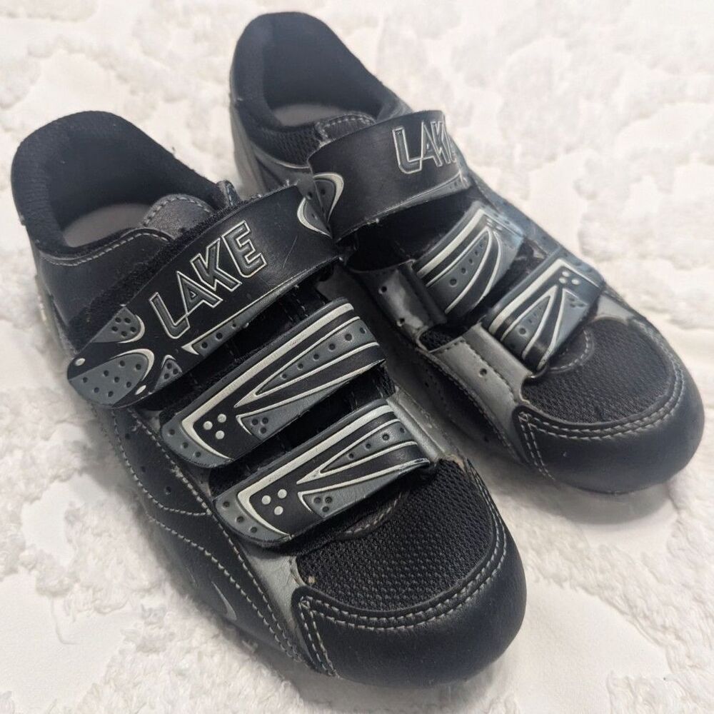 🚲 Lake Cycling Shoes Black SPD Clip-In EU 39 US 6/7.5